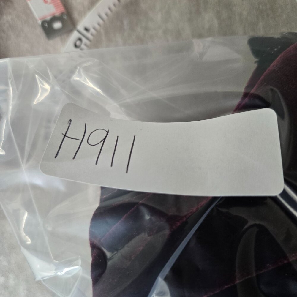 Killstar Burgundy Velvet Lace-Trim Mini Dress - Picture 13 of 13